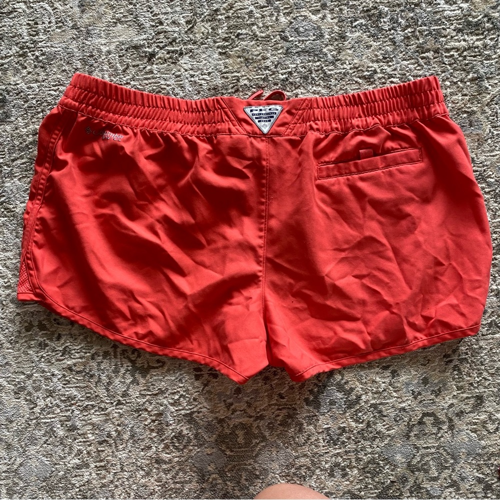 Women's PFG Pull-On Shorts in Coral Size XL - Picture 6 of 7